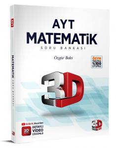 AYT Matematik Tamamı Video Çözümlü Soru Bankası 3D Yayınları