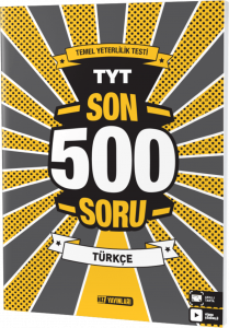 2022 Hız Yayınları Tyt Son 500 Soru  Türkçe