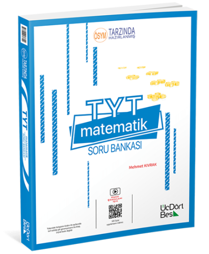 TYT Matematik Soru Bankası 2022 Üç Dört Beş Yayınları TYT Matematik Soru Bankası 2022 Üç Dört Beş Yayınları