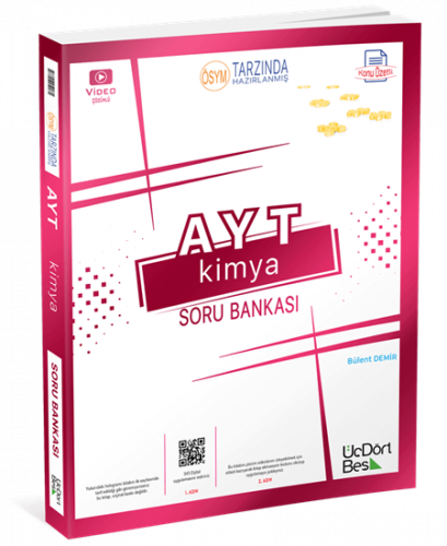 AYT Kimya Konu Özetli Soru Bankası 2022 Üç Dört Beş Yayınları AYT Kimya Konu Özetli Soru Bankası 2022 Üç Dört Beş Yayınları