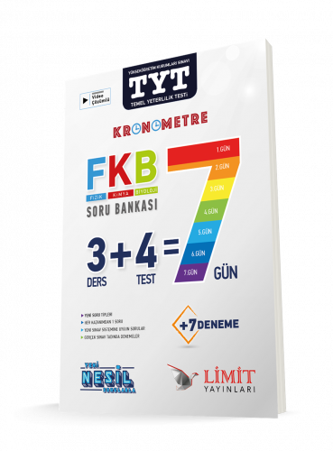 LİMİT FKB FİZİK KİMYA BİYOLOJİ SORU BANKASI LİMİT FKB FİZİK KİMYA BİYOLOJİ SORU BANKASI