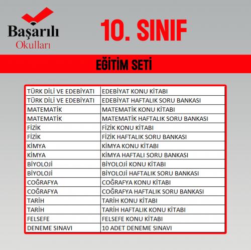 10. SINIF EĞİTİM SETİ