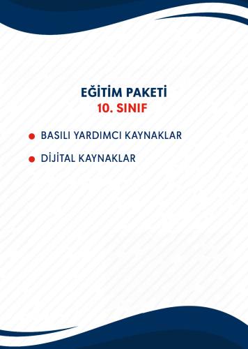 10.SINIF EĞİTİM SETİ (TARHAN KOLEJİ-BAŞAKŞEHİR KAMPÜSÜ)