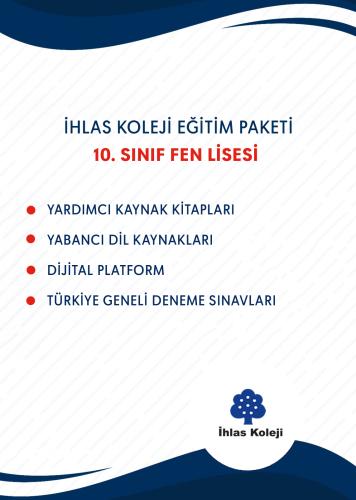 10.SINIF FEN EĞİTİM SETİ (İHLAS KOLEJİ-BEYLİKDÜZÜ MARMARA KAMPÜSÜ) 10.SINIF FEN EĞİTİM SETİ (İHLAS KOLEJİ-BEYLİKDÜZÜ MARMARA KAMPÜSÜ)