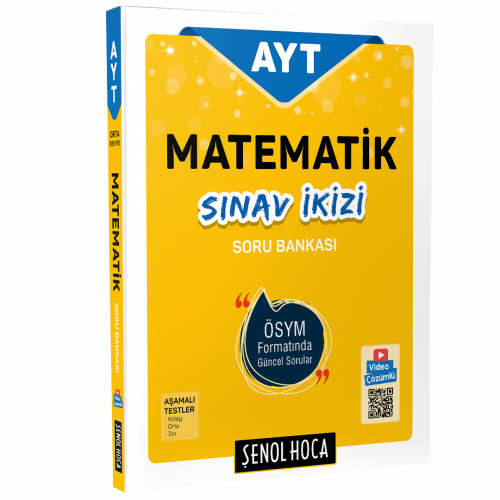 2022 AYT Matematik Sınav İkizi Soru Bankası Şenol Hoca Yayınları