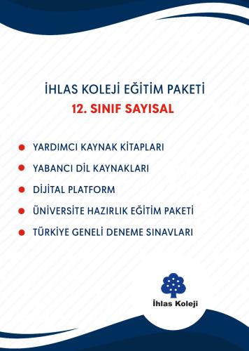 12.SINIF SAYISAL EĞİTİM SETİ (İHLAS KOLEJİ-BAHÇELİEVLER KAMPÜSÜ) 12.SINIF SAYISAL EĞİTİM SETİ (İHLAS KOLEJİ-BAHÇELİEVLER KAMPÜSÜ)