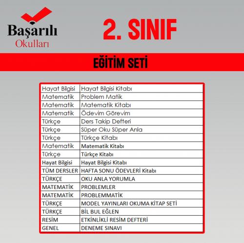 2. SINIF EĞİTİM SETİ