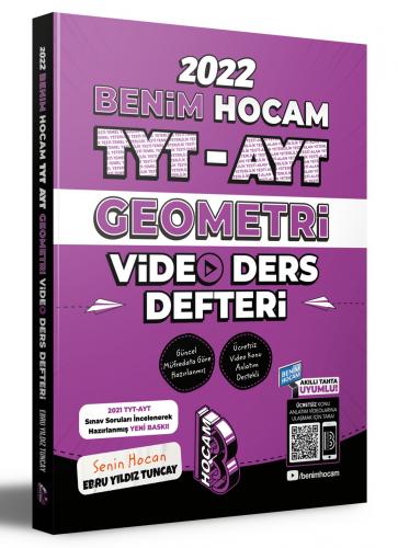 2022 TYT - AYT Geometri Video Ders Defteri Benim Hocam Yayınları Ebru 2022 TYT - AYT Geometri Video Ders Defteri Benim Hocam Yayınları Ebru