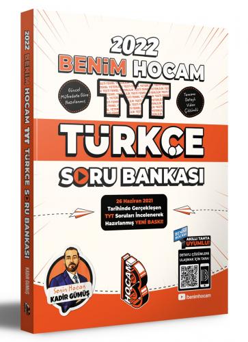 2022 TYT Türkçe Soru Bankası Benim Hocam Yayınları Kadir Gümüş