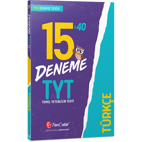 FenCebir Yayınları TYT Türkçe 15 Deneme