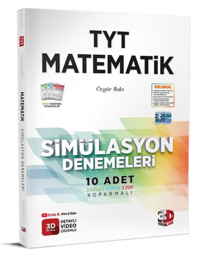 3D Yayınları TYT Simülasyon Matematik Denemeleri