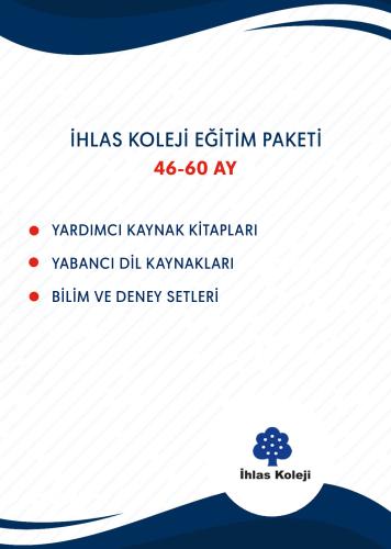 48-60 AY (4 YAŞ) EĞİTİM SETİ (İHLAS KOLEJİ-BAHÇELİEVLER KAMPÜSÜ) 48-60 AY (4 YAŞ) EĞİTİM SETİ (İHLAS KOLEJİ-BAHÇELİEVLER KAMPÜSÜ)