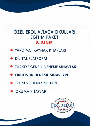 5.SINIF EĞİTİM SETİ (EROL ALTACA-SARIYER KAMPÜSÜ)