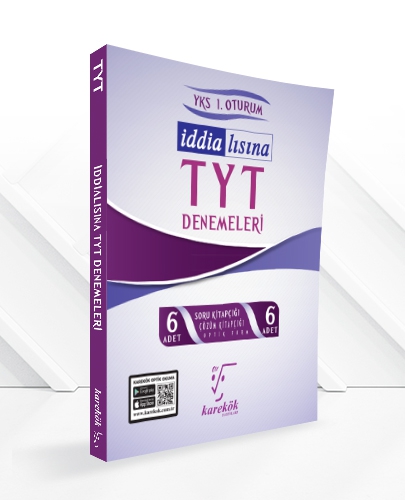 İDDİALISINA TYT DENEMELERİ KARAKÖK YAYINLARI