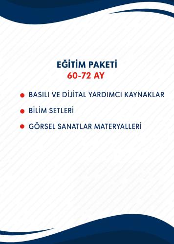 60-72 AY (5 YAŞ) EĞİTİM SETİ (TARHAN KOLEJİ-BAŞAKŞEHİR KAMPÜSÜ) 60-72 AY (5 YAŞ) EĞİTİM SETİ (TARHAN KOLEJİ-BAŞAKŞEHİR KAMPÜSÜ)