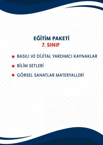 7.SINIF EĞİTİM SETİ (TARHAN KOLEJİ-BAŞAKŞEHİR KAMPÜSÜ)