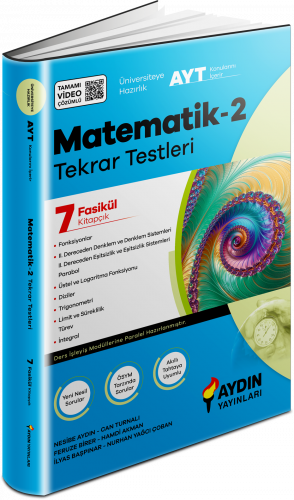 Üniversiteye Hazırlık Matematik-2 Tekrar Testleri (AYT) Aydın Yayınlar