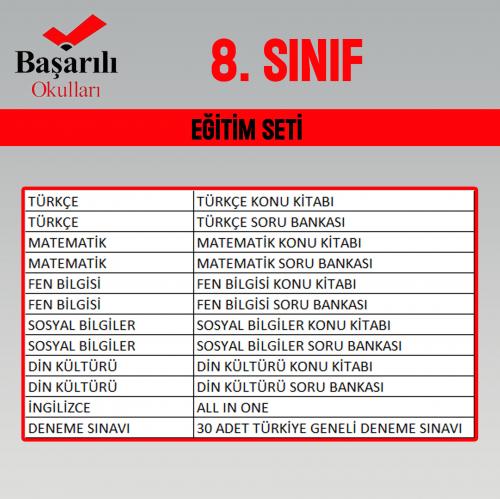 8. SINIF EĞİTİM SETİ