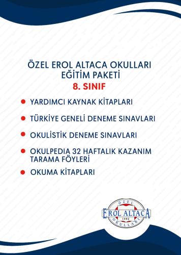 8.SINIF EĞİTİM SETİ (EROL ALTACA-SARIYER KAMPÜSÜ)