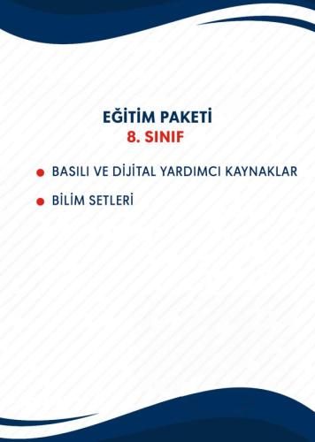 8.SINIF EĞİTİM SETİ (TARHAN KOLEJİ-GAZİANTEP KAMPÜSÜ)