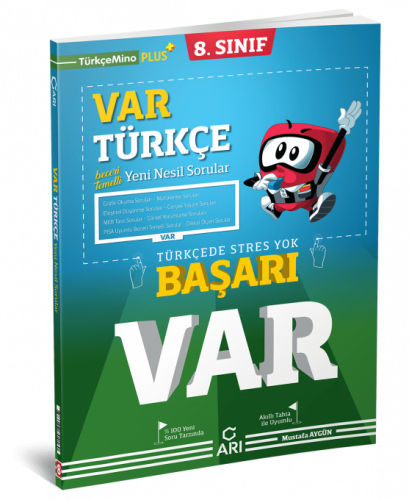 8. Sınıf VAR Türkçe Yeni Nesil Soru Bankası Arı Yayıncılık