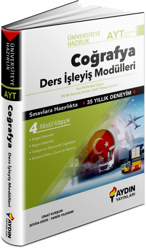AYT Coğrafya Ders İşleyiş Modüller Aydın Yayınları AYT Coğrafya Ders İşleyiş Modüller Aydın Yayınları