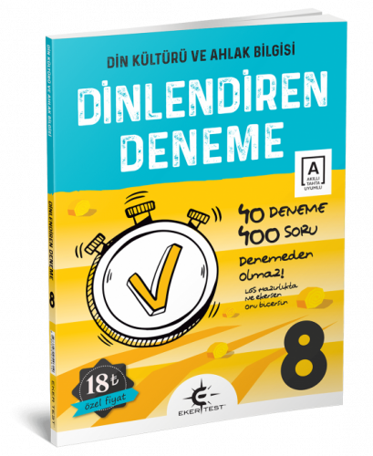 Dinlendiren Deneme 8. Sınıf (LGS Hazırlık) Eker Test Yayınları