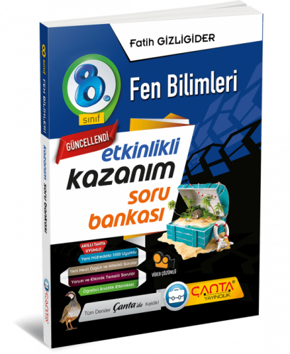 8. Sınıf – Fen Bilimleri Etkinlikli Kazanım Soru Bankası Çanta Yayıncı 8. Sınıf – Fen Bilimleri Etkinlikli Kazanım Soru Bankası Çanta Yayıncı