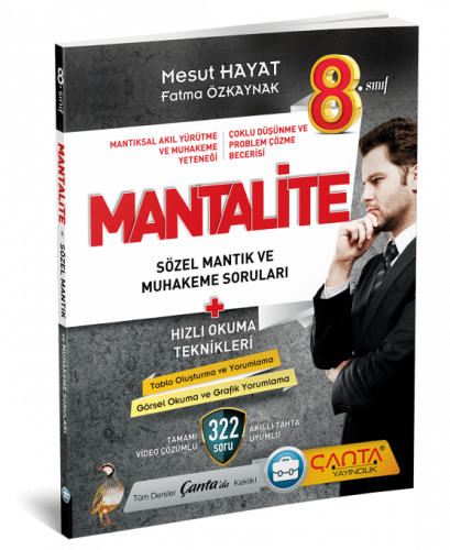 8. Sınıf – Mantalite Sözel Mantık ve Muhakeme Çanta Yayıncılık 8. Sınıf – Mantalite Sözel Mantık ve Muhakeme Çanta Yayıncılık