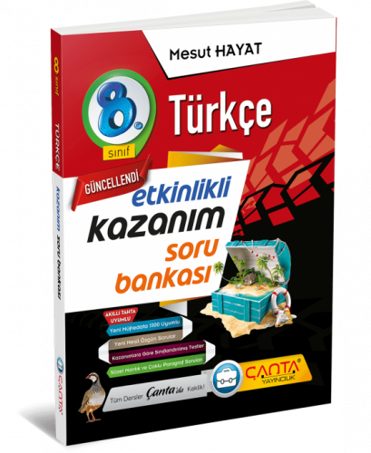 8. Sınıf – Türkçe Etkinlikli Kazanım Soru Bankası Çanta Yayıncılık