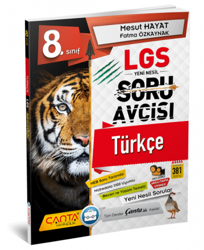 8. Sınıf – Türkçe LGS Soru Avcısı Çanta Yayıncılık 8. Sınıf – Türkçe LGS Soru Avcısı Çanta Yayıncılık
