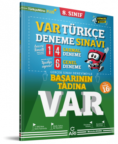 8. Sınıf VAR Türkçe Deneme Sınavı Arı Yayıncılık