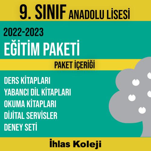 9. SINIF ANADOLU LİSESİ EĞİTİM PAKETİ