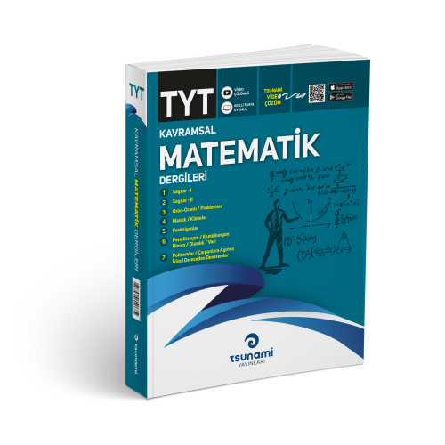TYT Kavramsal Matematik Dergileri (7 Dergi) Tsunami Yayınları TYT Kavramsal Matematik Dergileri (7 Dergi) Tsunami Yayınları