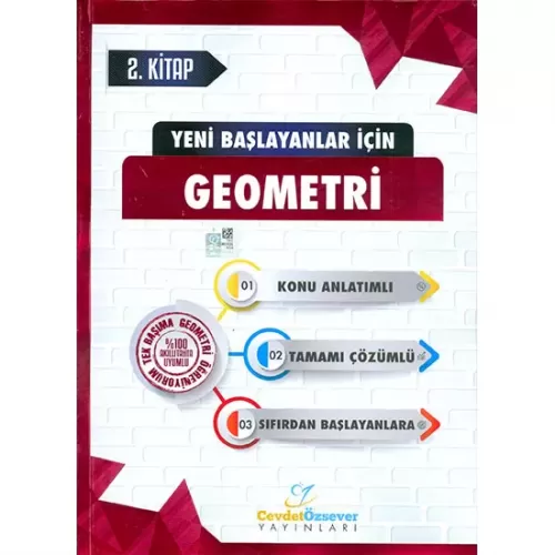 2022 Yeni Başlayanlar İçin Geometri 2.Kitap Cevdet Özsever Yayınları 2022 Yeni Başlayanlar İçin Geometri 2.Kitap Cevdet Özsever Yayınları