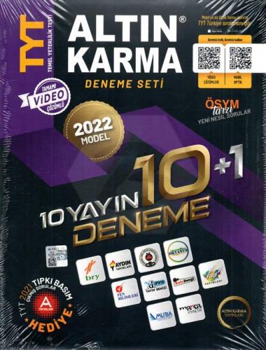 TYT 10 Yayın 10+1 Deneme Seti - 2022 Model