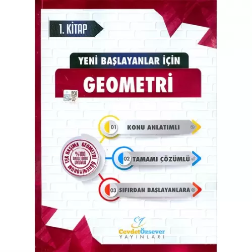 2022 Yeni Başlayanlar İçin Geometri 1.Kitap Cevdet Özsever Yayınları 2022 Yeni Başlayanlar İçin Geometri 1.Kitap Cevdet Özsever Yayınları