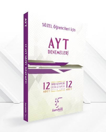 AYT 12'Li Paket Deneme (Sözel) Karekök Yayınları