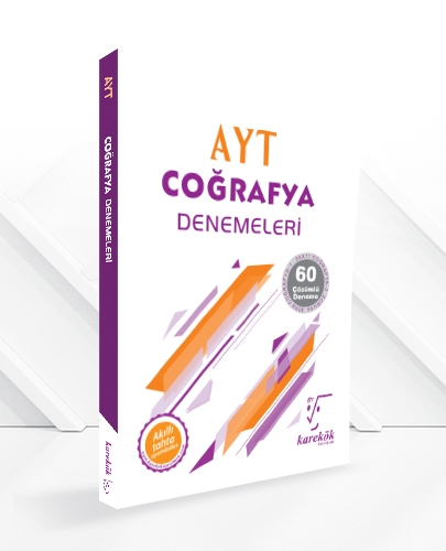 AYT Coğrafya Denemeleri 60'Lı Karekök Yayınları