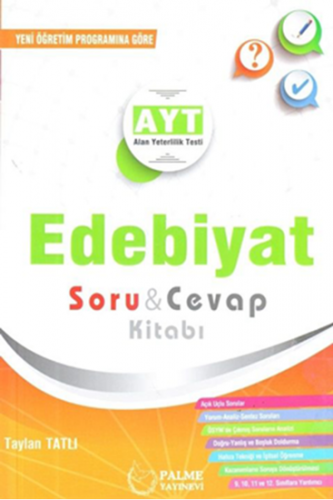 AYT Edebiyat Soru Cevap Kitabı Palme Yayınları