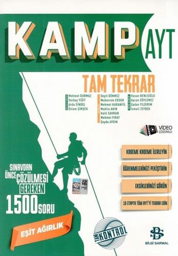 AYT Eşit Ağırlık Kamp Tam Tekrar Bilgi Sarmal Yayınları