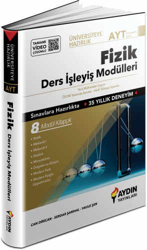 AYT Fizik Ders İşleyiş Modülleri Aydın Yayınları AYT Fizik Ders İşleyiş Modülleri Aydın Yayınları