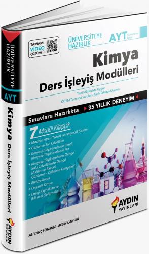 AYT Kimya Ders İşleyiş Modülleri 7 Set Aydın Yayınları