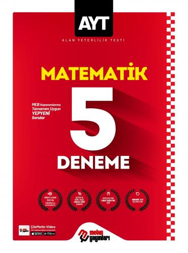 AYT Matematik 5 Deneme Sınavı Metin Yayınları AYT Matematik 5 Deneme Sınavı Metin Yayınları