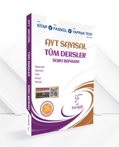 AYT Tüm Dersler Soru Bankası (Sayısal) Karekök Yayınları AYT Tüm Dersler Soru Bankası (Sayısal) Karekök Yayınları