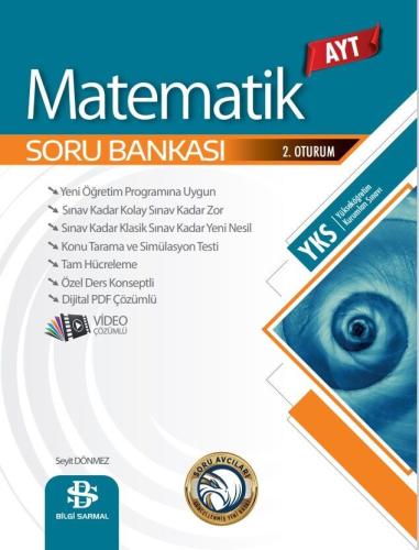 BİLGİ SARMAL YAYINLARI AYT MATEMATİK SORU BANKASI BİLGİ SARMAL YAYINLARI AYT MATEMATİK SORU BANKASI