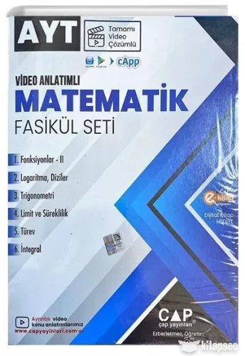 ÇAP YAYINLARI AYT MATEMATİK FASİKÜLLERİ