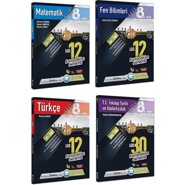 8. Sınıf Çanta Deneme Sınavı Seti (4'lü)