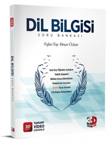 Dil Bilgisi Tamamı Video Çözümlü Soru Bankası 3D Yayınları