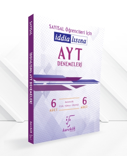 İddialısına AYT Denemeleri (Sayısal) Karekök Yayınları